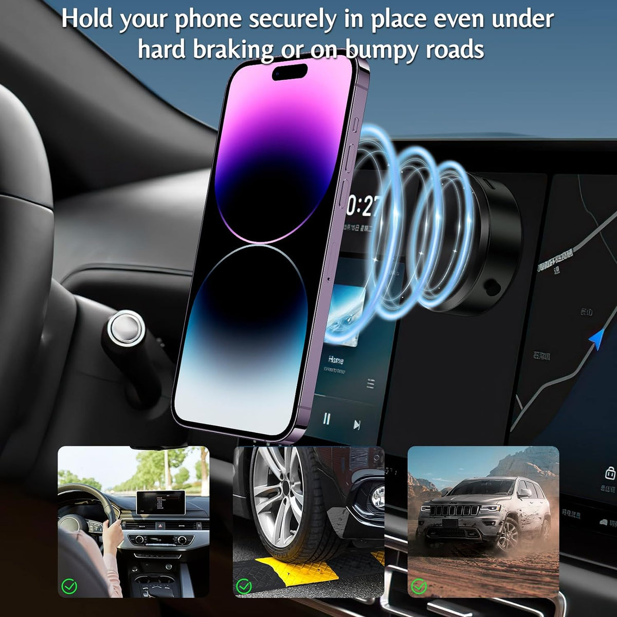 Smart Universal Magnetic Phone Holder (Gen - 1)